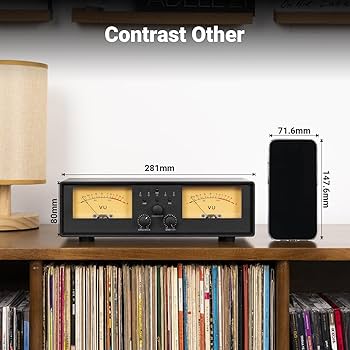 Amazon | ET30 VU メーターアンプ スピーカーセレクター